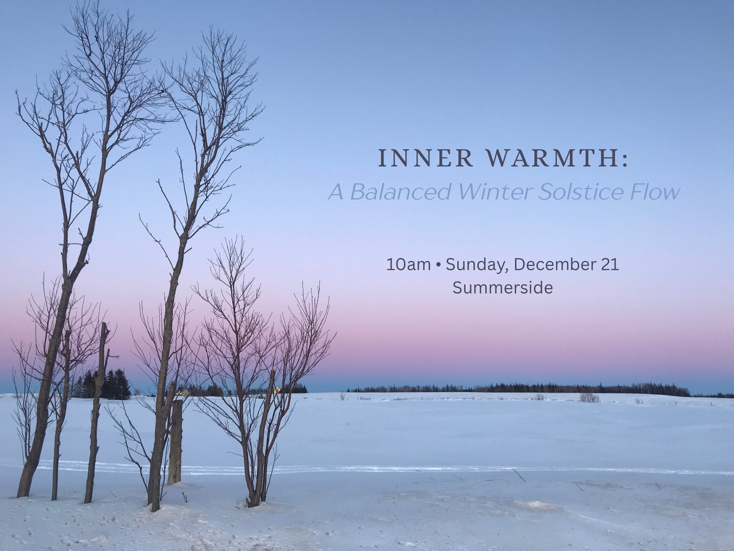 Inner Warmth: A Balanced Winter Solstice Flow
